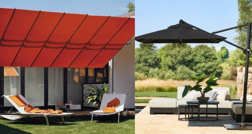 coral coast 10 ft. steel offset patio umbrella Kozyard 10 ft Cantilever Umbrella (4 Color Options) Gray